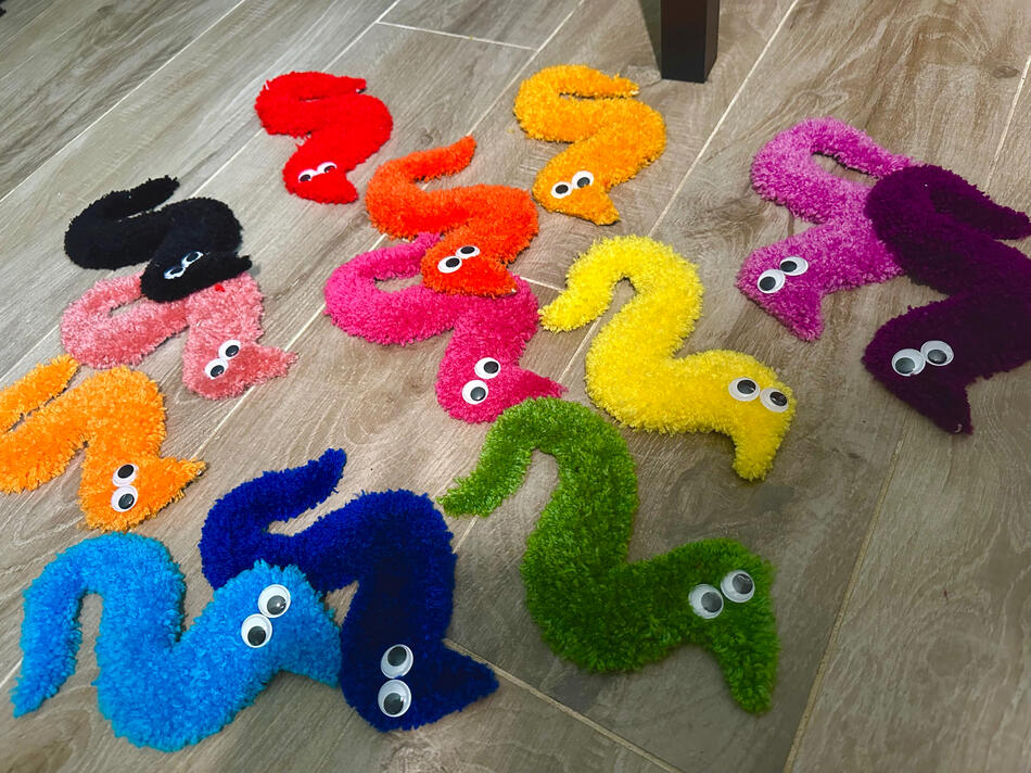 worm-on-string desk buddies were a bestseller!